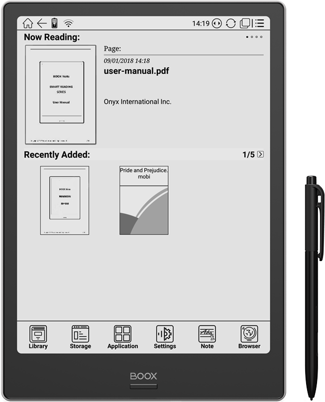 Textbook-Sized eReaders : Onyx Boox Note Air3